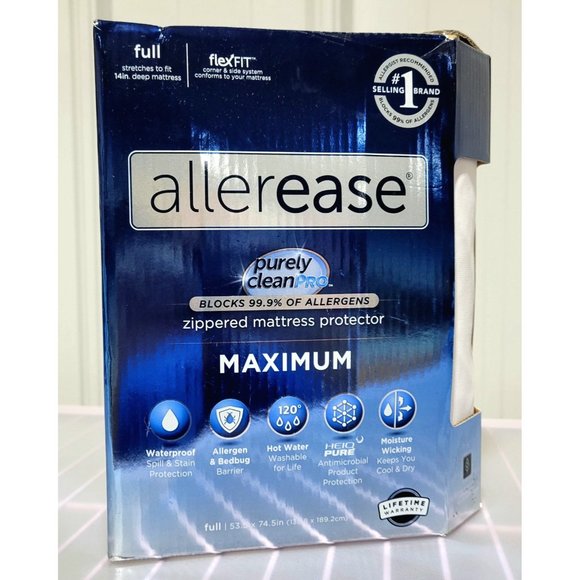 AllerEase Bedding Allerease Full Size Maximum Mattress Protector